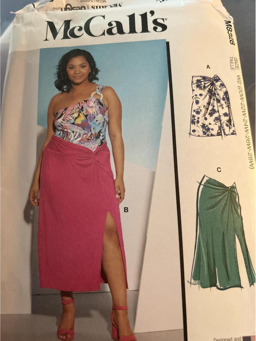 McCall's M8328 Women's Skirt Sewing Pattern - Sizes 6-24
